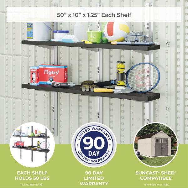 Suncast Shelf Kit Shed Accessory Wayfair